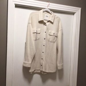 Womens Aerie LumberJane Waffle Shirt